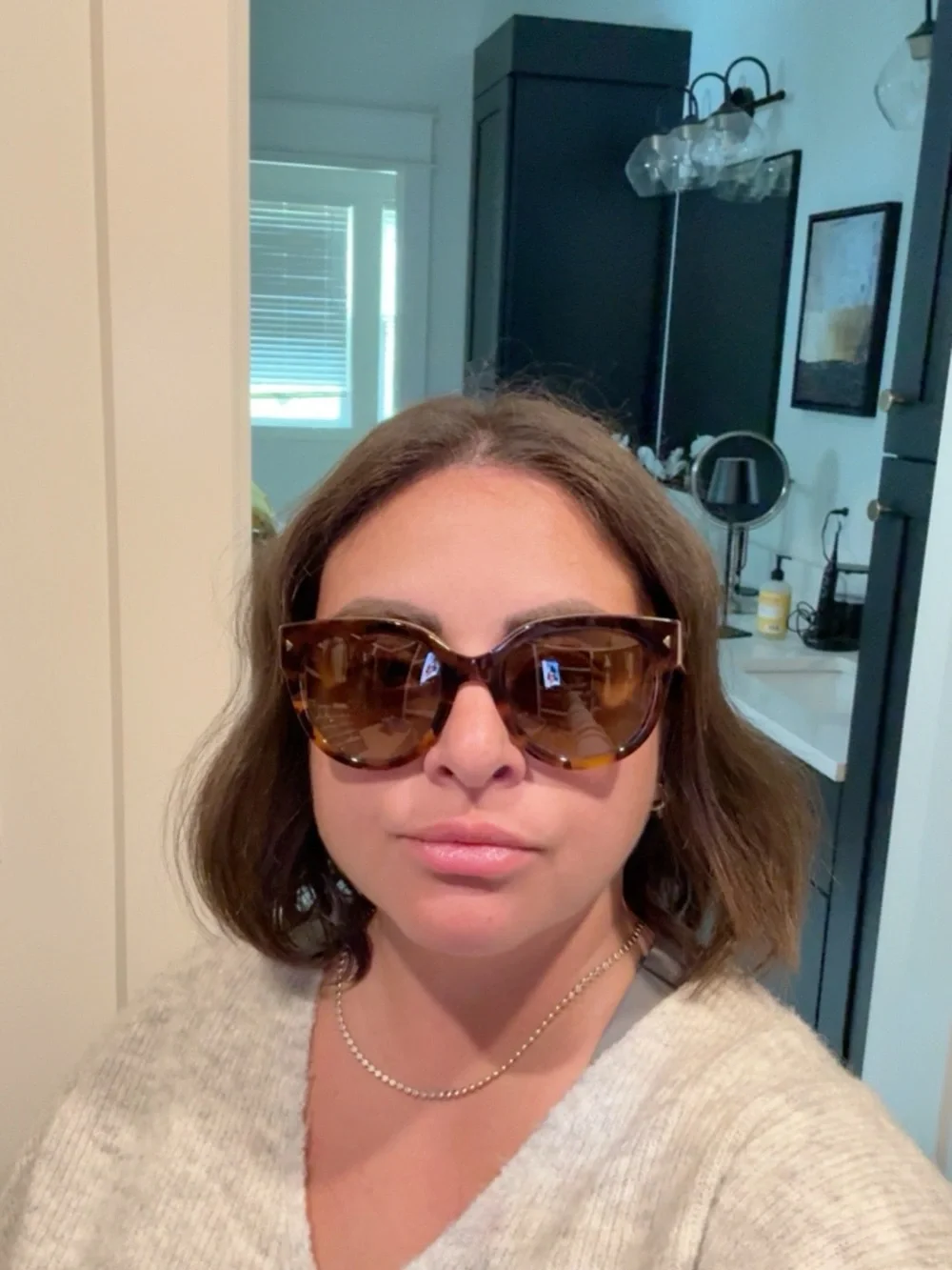 Prada Tortoiseshell Cat-Eye Sunglasses in Havana Brown - Polarized